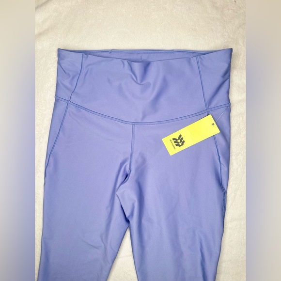 All In Motion Women's Large Lilac Purple Flex High-Rise 7/8 Leggings - Picture 3 of 11